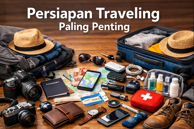 Persiapan Traveling Paling Penting
