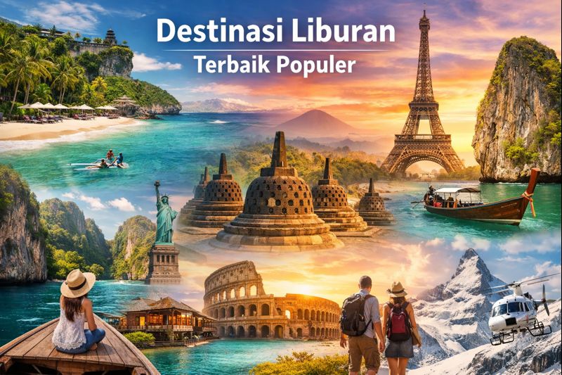 Destinasi Liburan Terbaik Populer